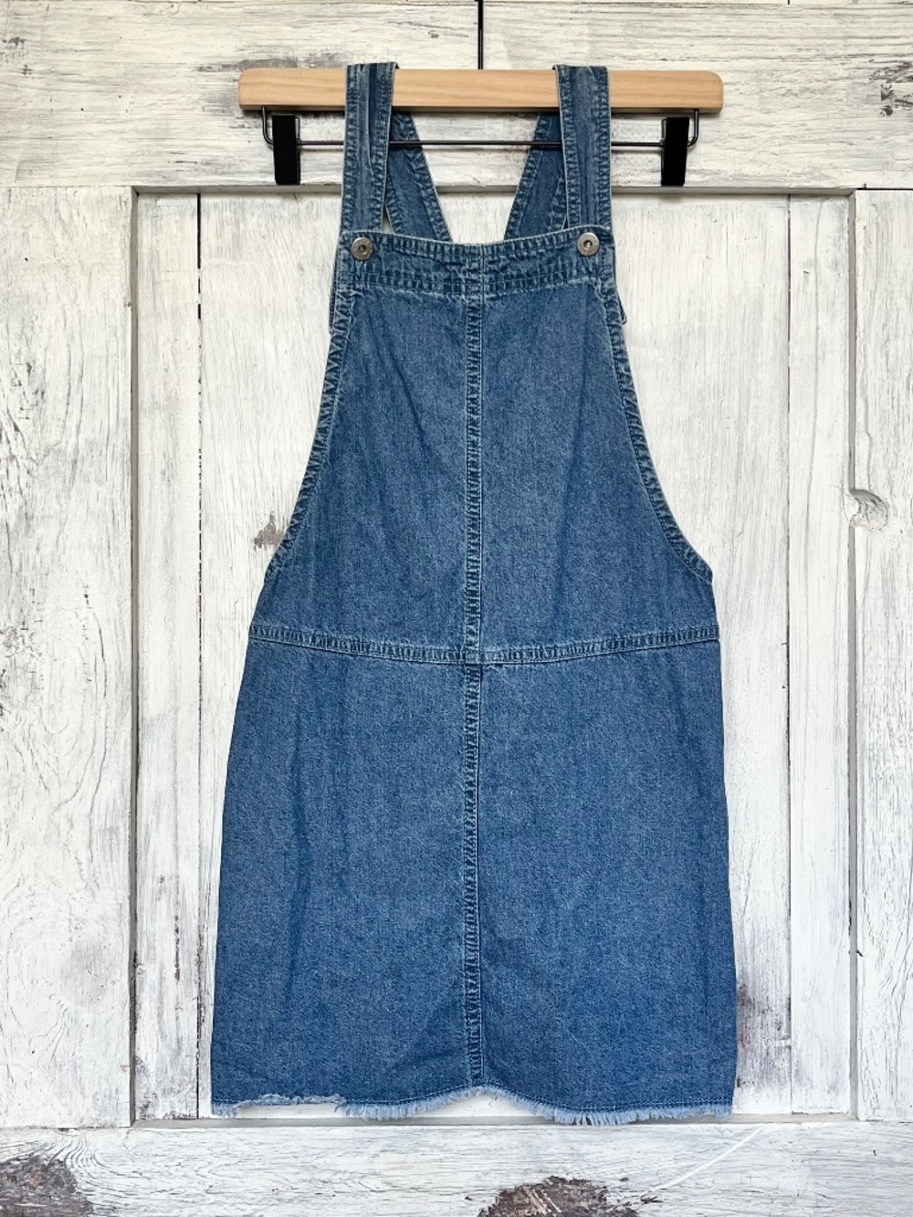 Lucky Brand-Girl's-Blue Denim Jumper-Size L(12/14)